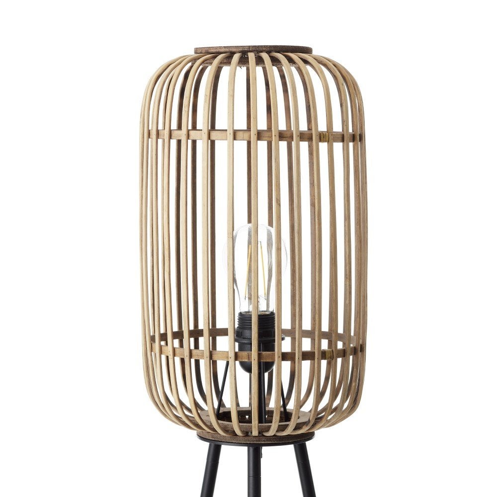 Lampa BRILLIANT, lampa stołowa Leika czarny matowy, 1x A60, E27, 52W, z wyłącznikiem sznurkowym - 3