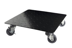 Support à Roulettes Rond Ø40 Cm – Charge Max 275 Kg – Idéal Plantes Lourdes, Meubles & Matériel – 4 Roues Pivotantes 360°