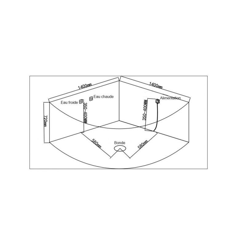 Baignoire balnéo Corleone 48 jets Whirlpool - 5