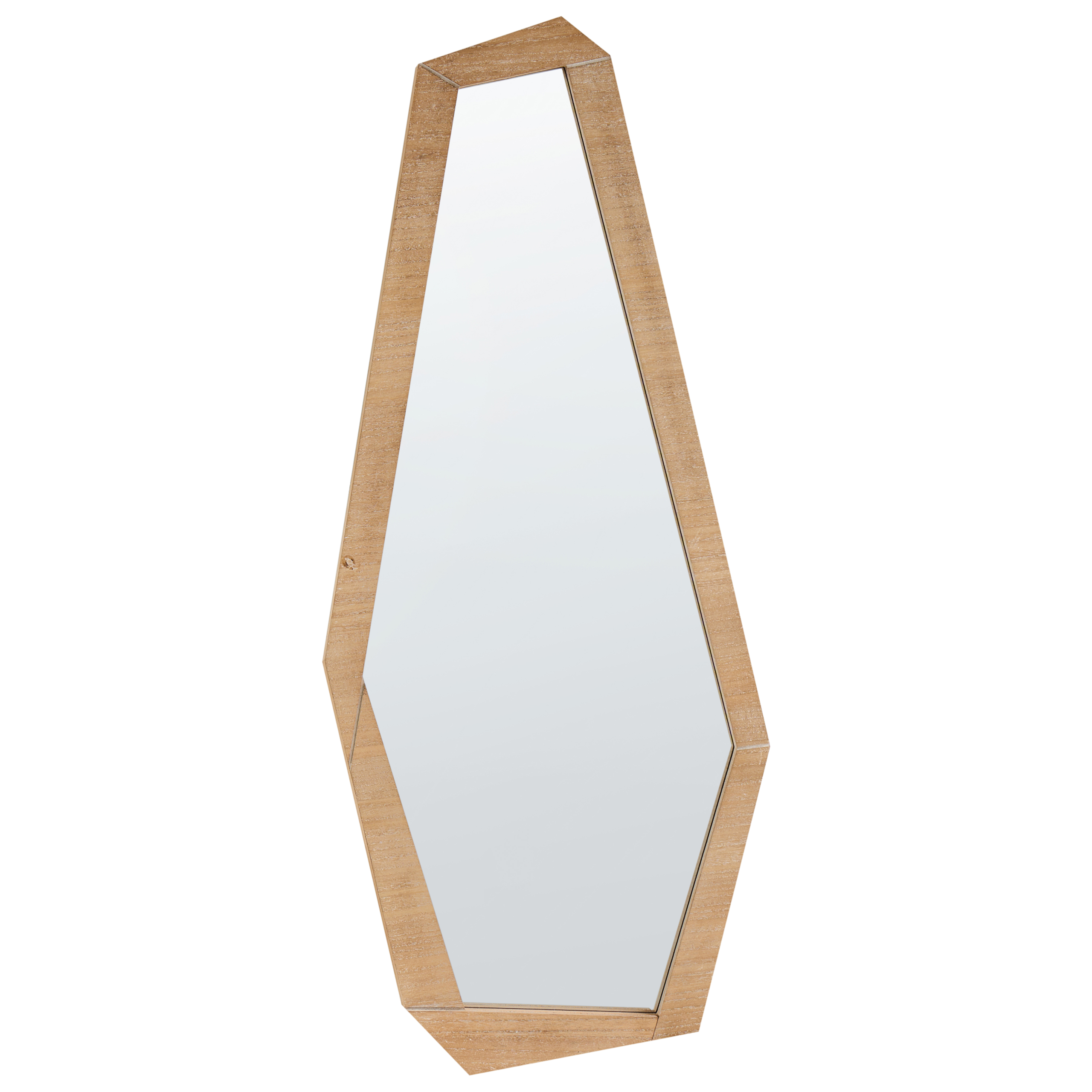 Oglindă de perete CHANU 44 cm 104 cm Maro deschis
