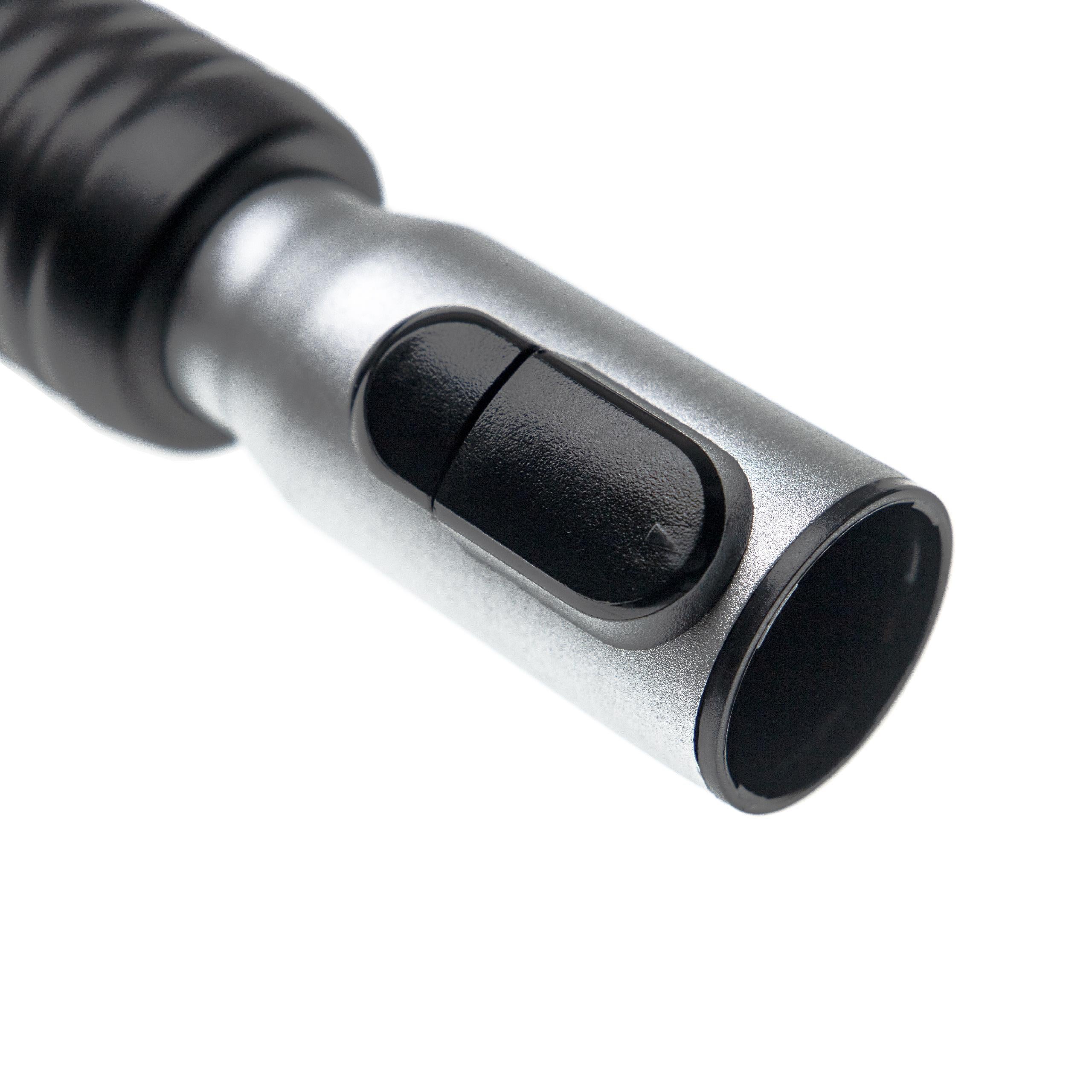 vhbw Tuyau d'aspirateur tuyau téléscopique 53,2 - 79,5cm compatible avec Samsung VCC9540H3KXEF, VCC9540H4KXEU, VCC9560H3KXEE aspirateur - 2