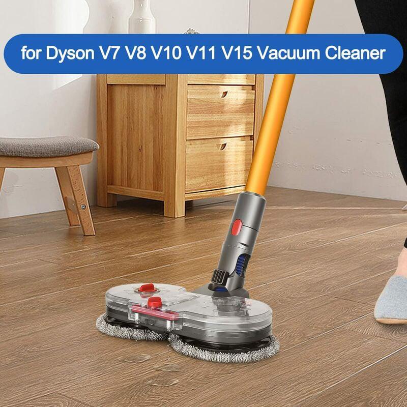 Tête de Vadrouille Electrique pour Dyson V11 V10 V15 V8 V7 Aspirateur Tête de Balai avec Réservoir et 6 Vadrouilles Lavables--TRIMEC - 4