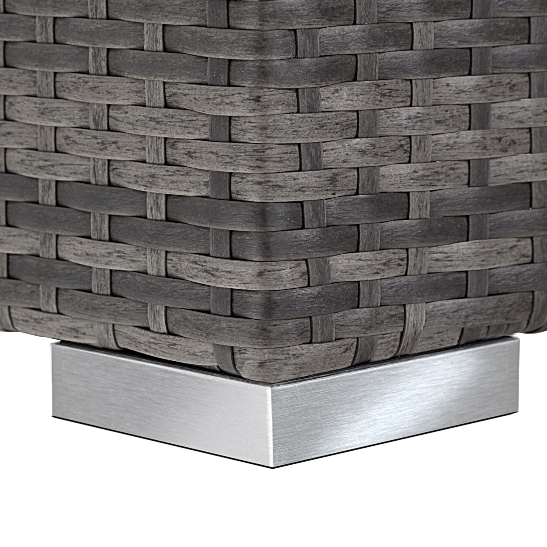 Lot de 2 bains de soleil en résine tressée et aluminium avec housse de protection TECTAKE - 5