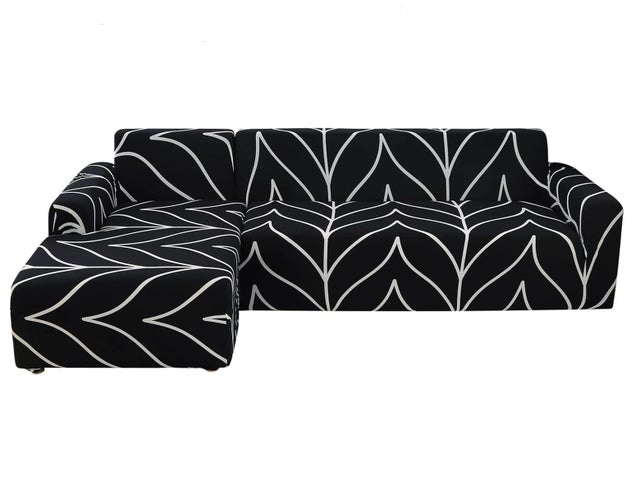 X-ZBS Housse De Canapé Extensible En Forme De L Housse De Canapé