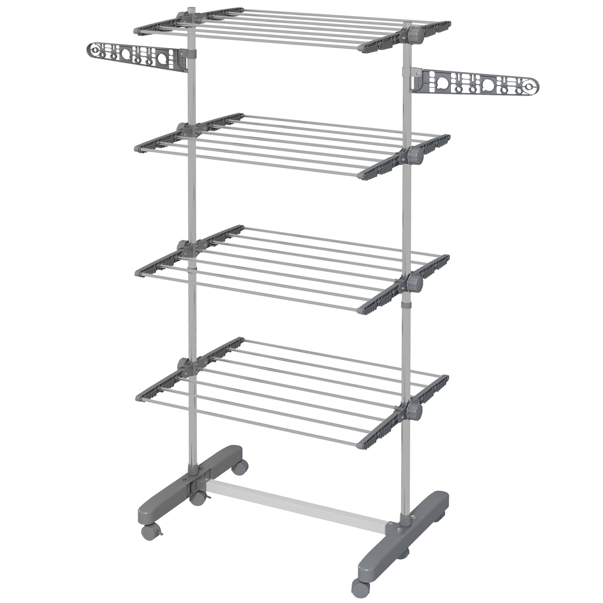 Homcom Uscator Rufe Vertical – 4 Rafturi