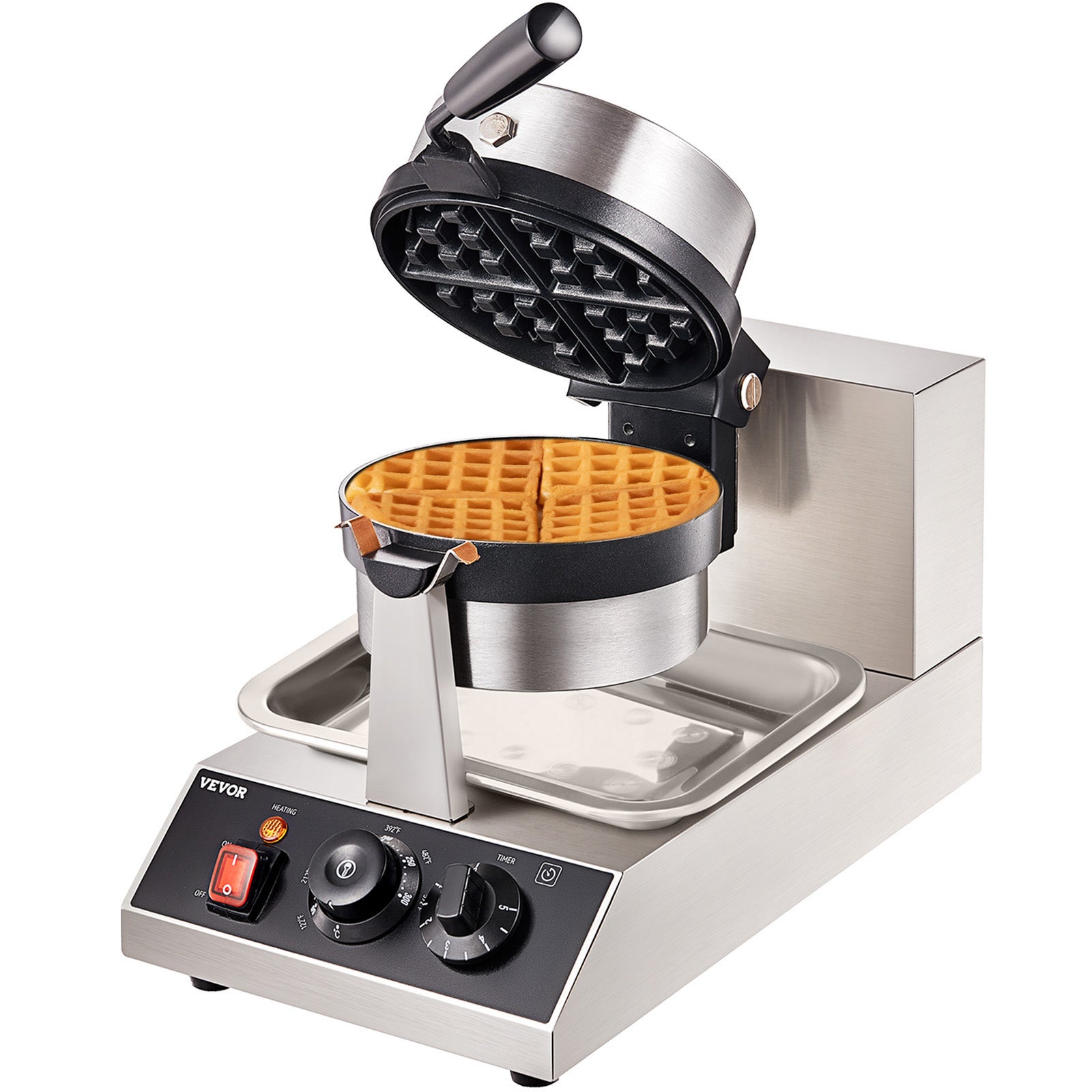 Gofrownica toster do gofrów grill elektryczny 1300W gofrownica 220V grill kontaktowy VEVOR