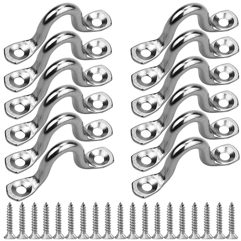 24 Kausze INOX, Kausza ze stali nierdzewnej z 48 śrubami, Pont, Żagiel przeciwsłoneczny samochodowy, Olinowanie Kano (6 mm)
