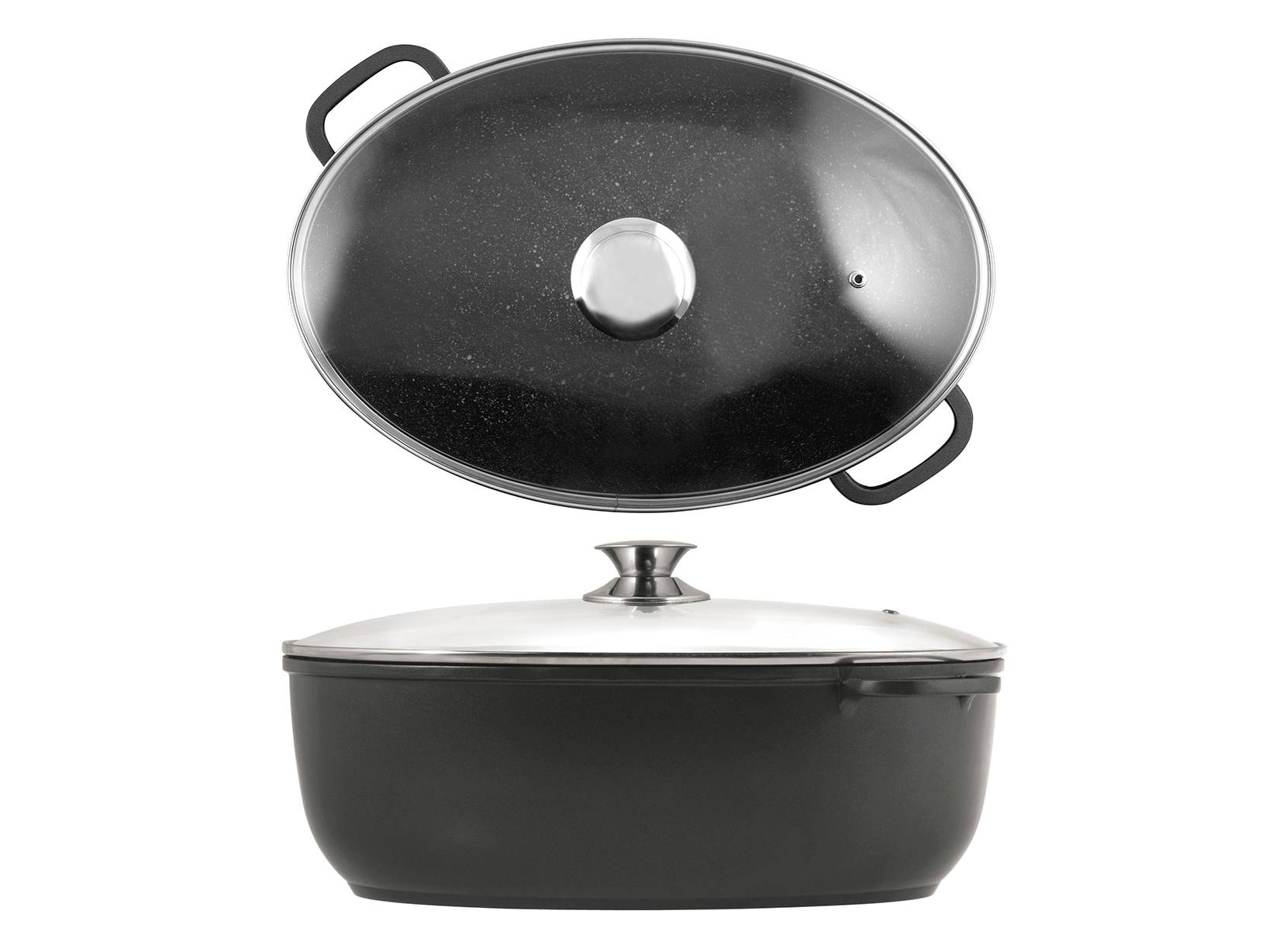 Casseruola ovale Pyrex litri 4,5 con coperchio Casseruole di Pyrex