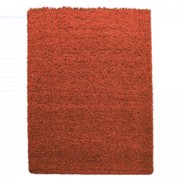 Tapis poils longs shaggy 100x200 rectangle tissé terra motif uni UNI L