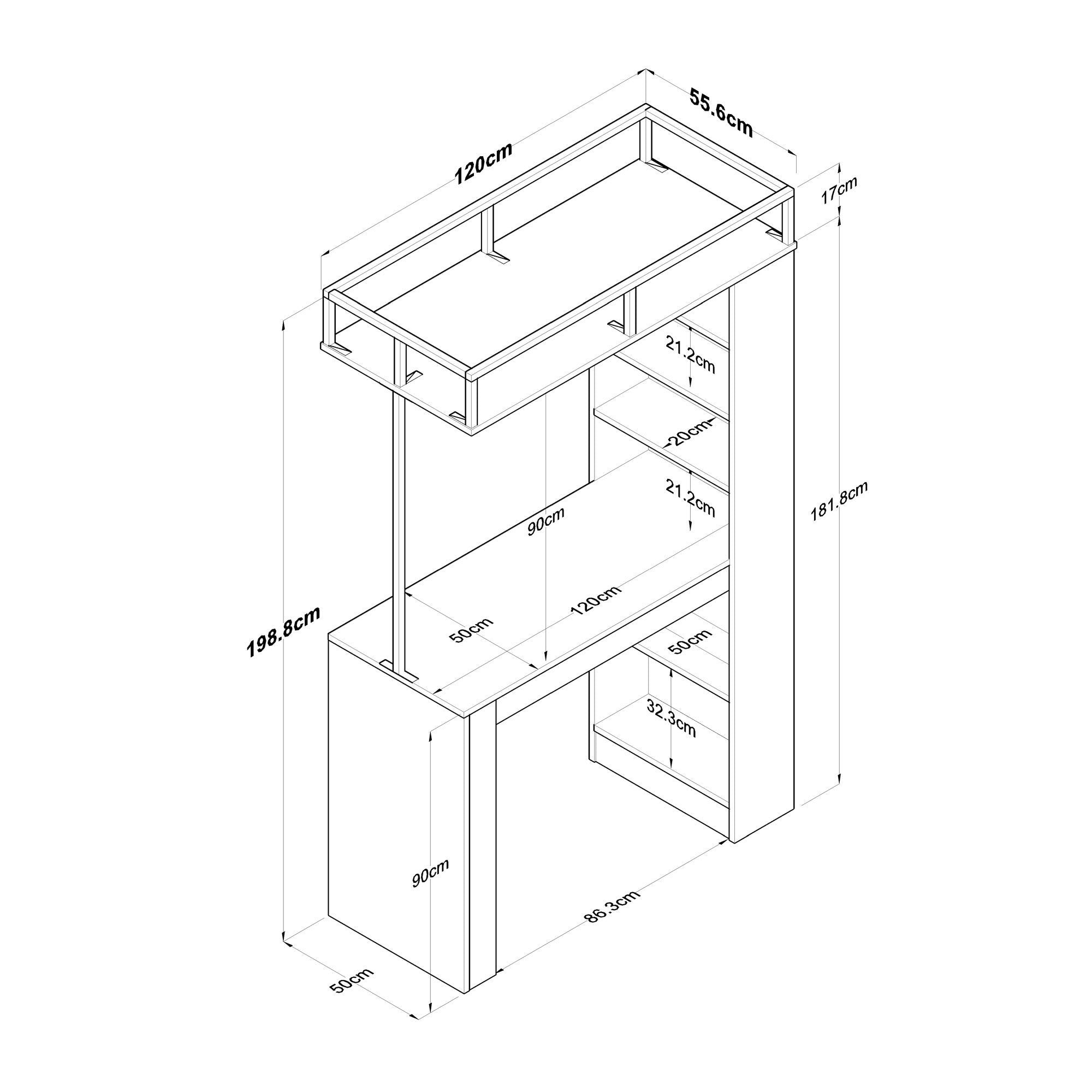 Table à manger - JA117 - Noyer Noir - 9