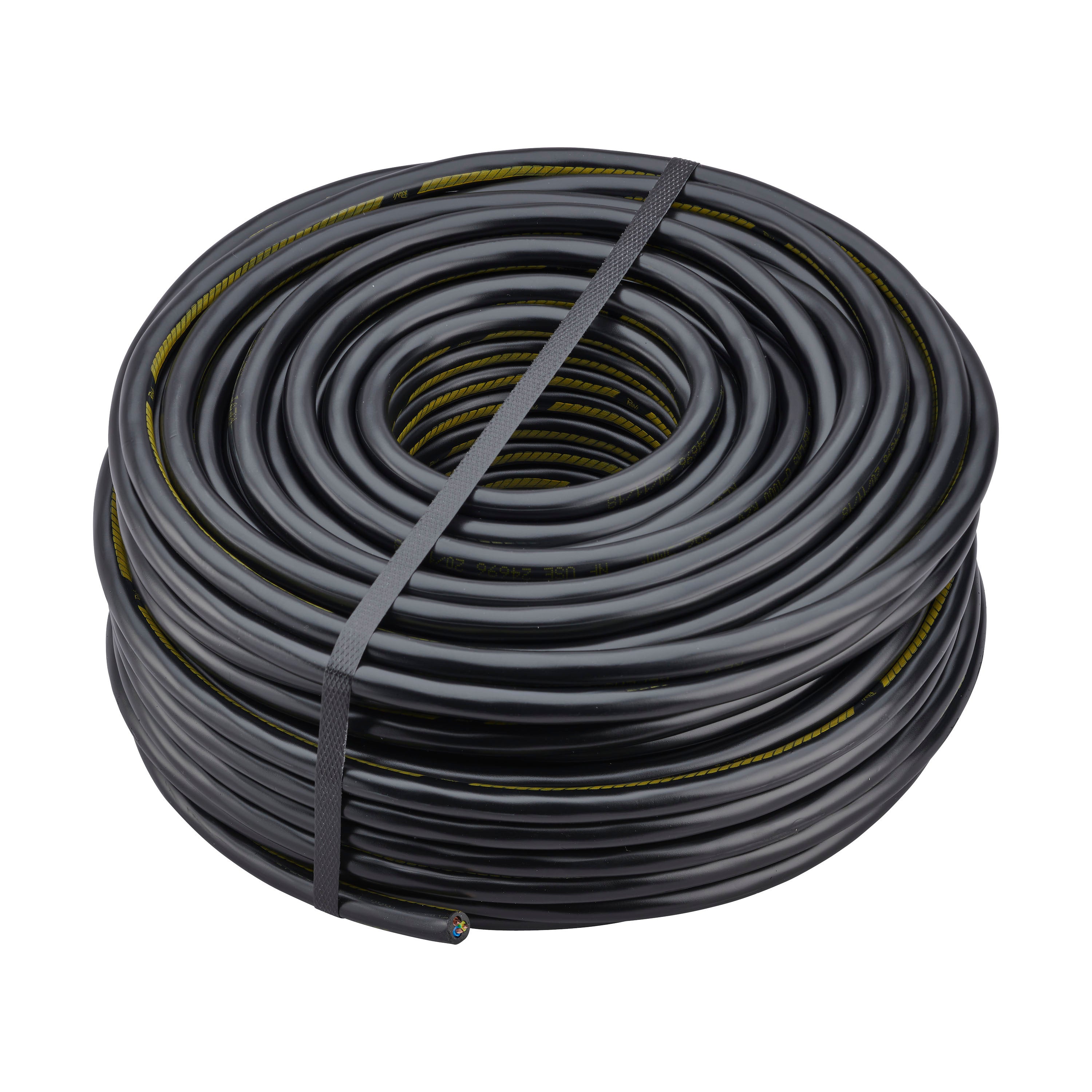 COURONNE DE 25 MÈTRES DE CÂBLE ÉLECTRIQUE 3 X 1,5 mm² MULTICONDUCTEURS main image 1