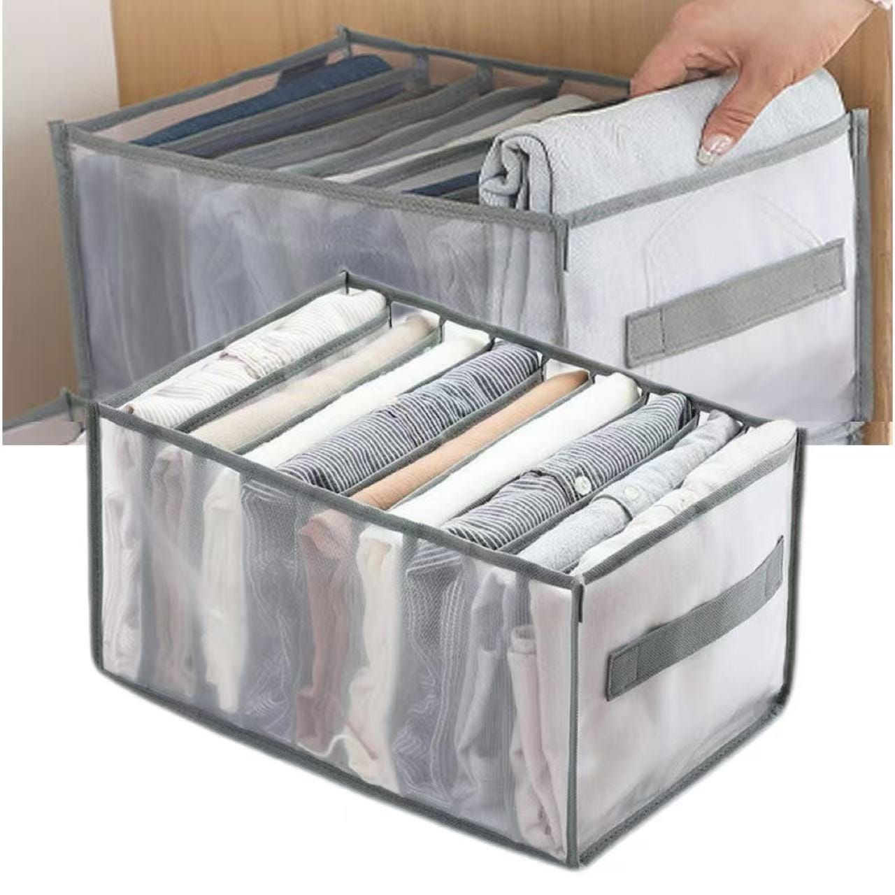 Mintry Scatole portaoggetti da 90 litri, confezione da 2 grandi borse portaoggetti da mettere sotto il letto, con 3 grandi sacchetti con chiusura a cerniera, scatole per vestiti con coperchio e Mintry Scatole portaoggetti da 90 litri, confezione da 2 grandi borse portaoggetti da mettere sotto il letto, con 3 grandi sacchetti con chiusura a cerniera, scatole per vestiti con coperchio e