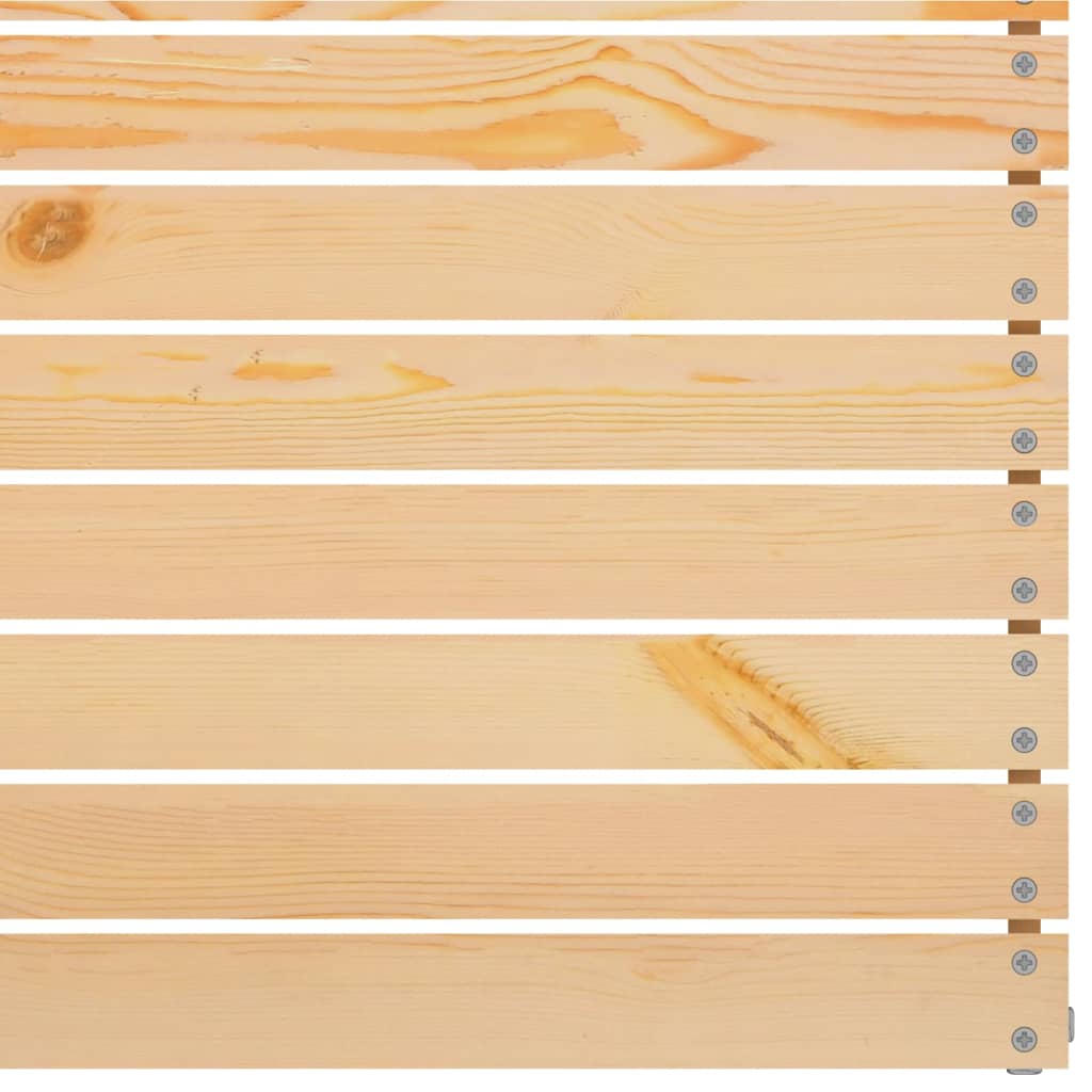 Salon bas de jardin en Bois Marron 7 personnes - 6