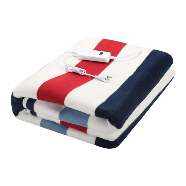 Couverture chauffante matelas thermostatique chauffe-corps d'hiver pour lit maison bureau 150 cm x 70 cm