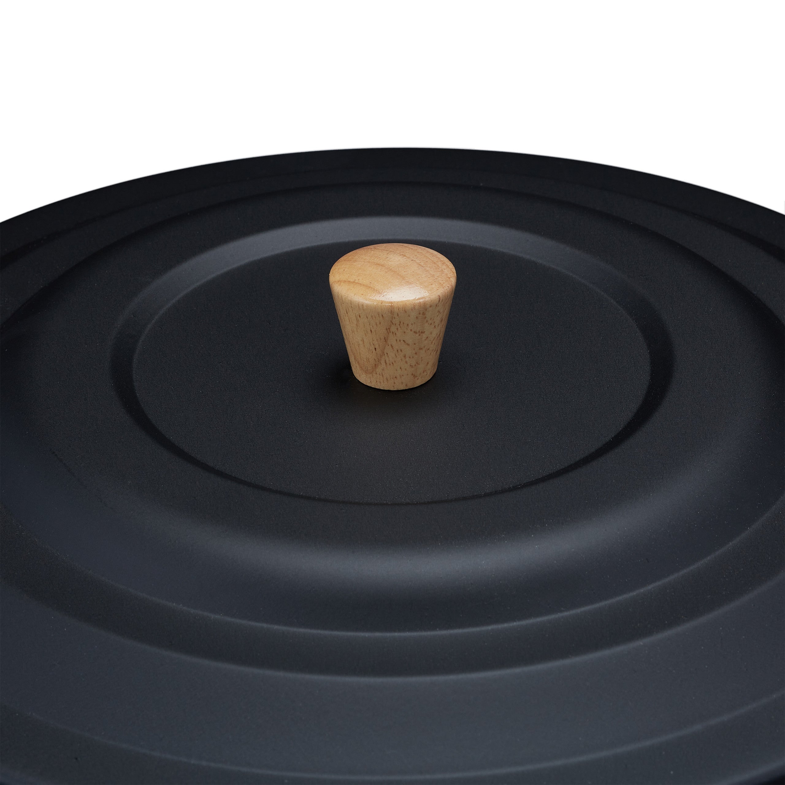 Cubo Cenizas con Tapa, 12 Litros, Accesorio Chimenea, BBQ, Acero y Madera, Contenedor Ceniza con Asa, Negro, Relaxdays - 8