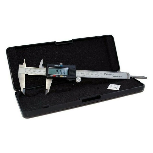 Suwmiarka cyfrowa 150 mm z wyświetlaczem LCD i twardym etui
