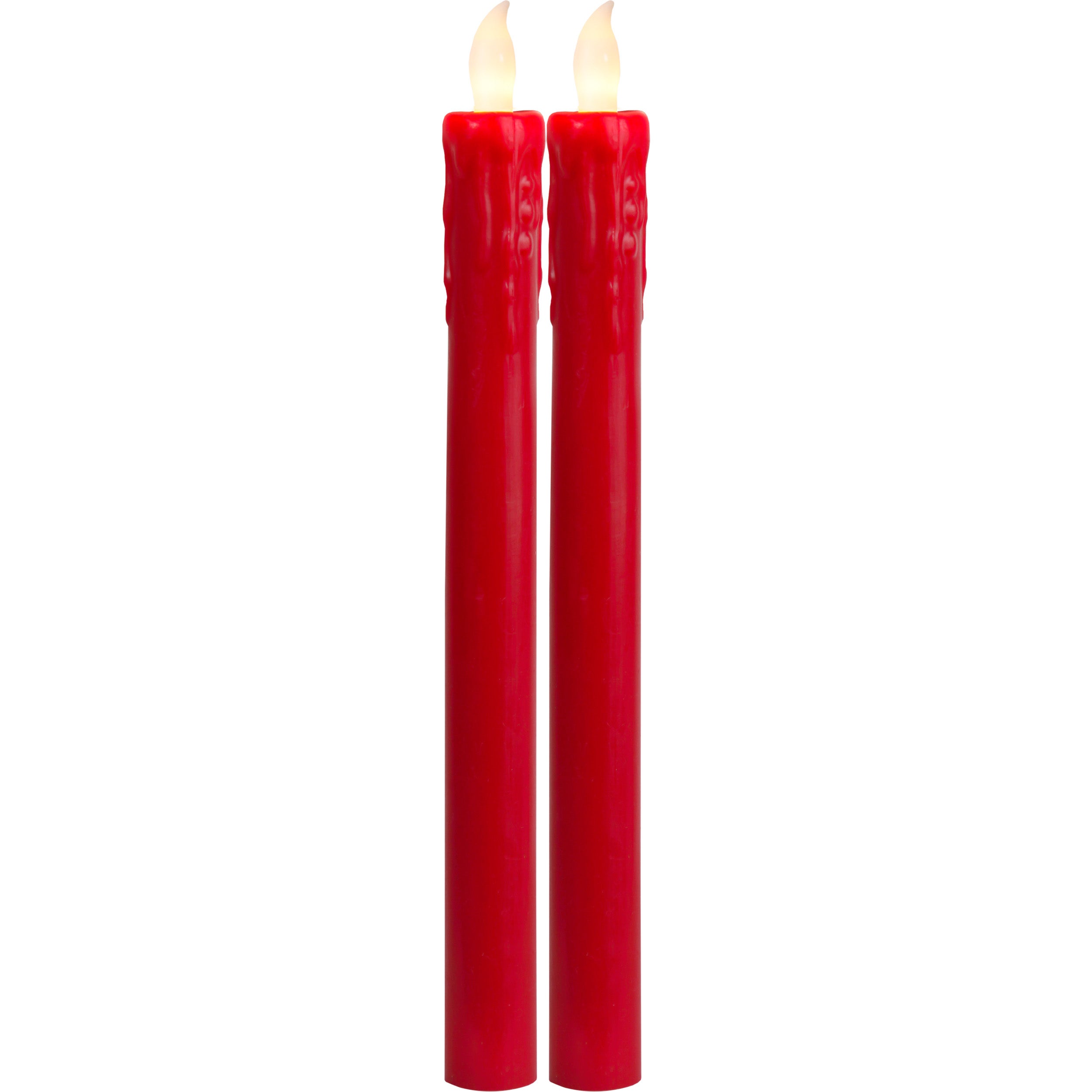 Velas LED de Star Trading | Velas LED rojas | Velas LED con llama ...