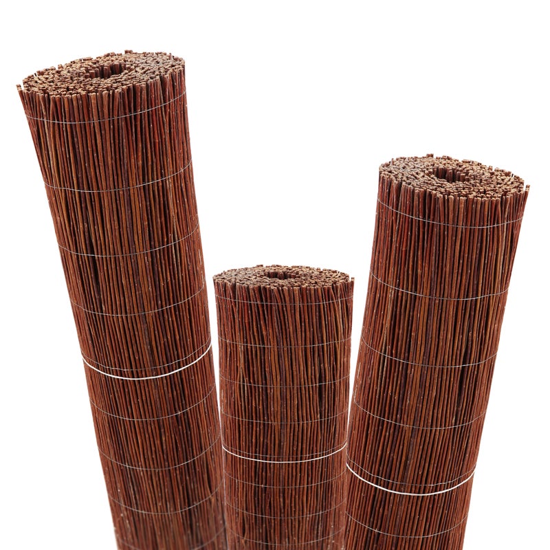 Ogrodzenie wiklinowe Aquagart 15m x 80cm I Wiklinowa osłona prywatności I Naturalna osłona prywatności do ogrodów, balkonów i tarasów