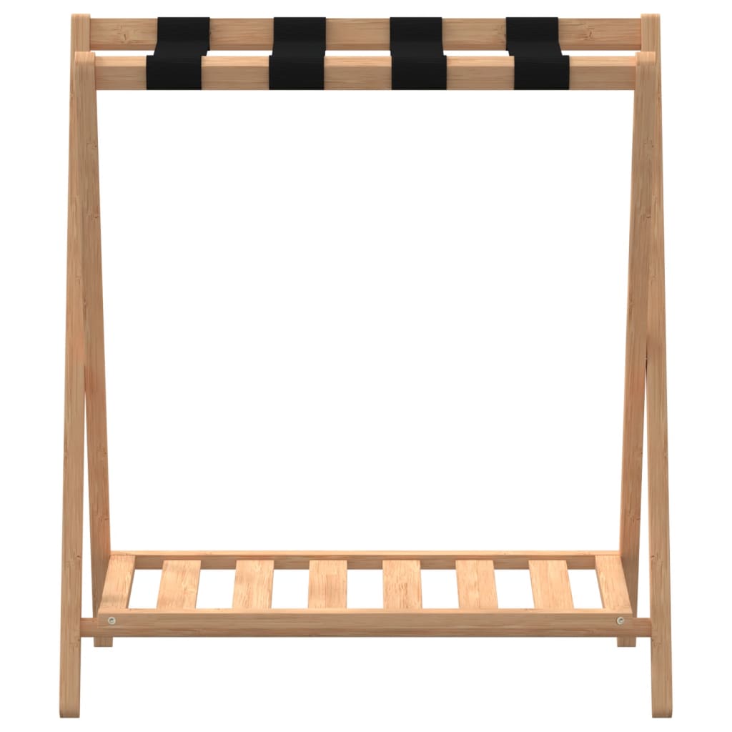 vidaXL Porte-bagages 68x38x58 cm bambou - 3