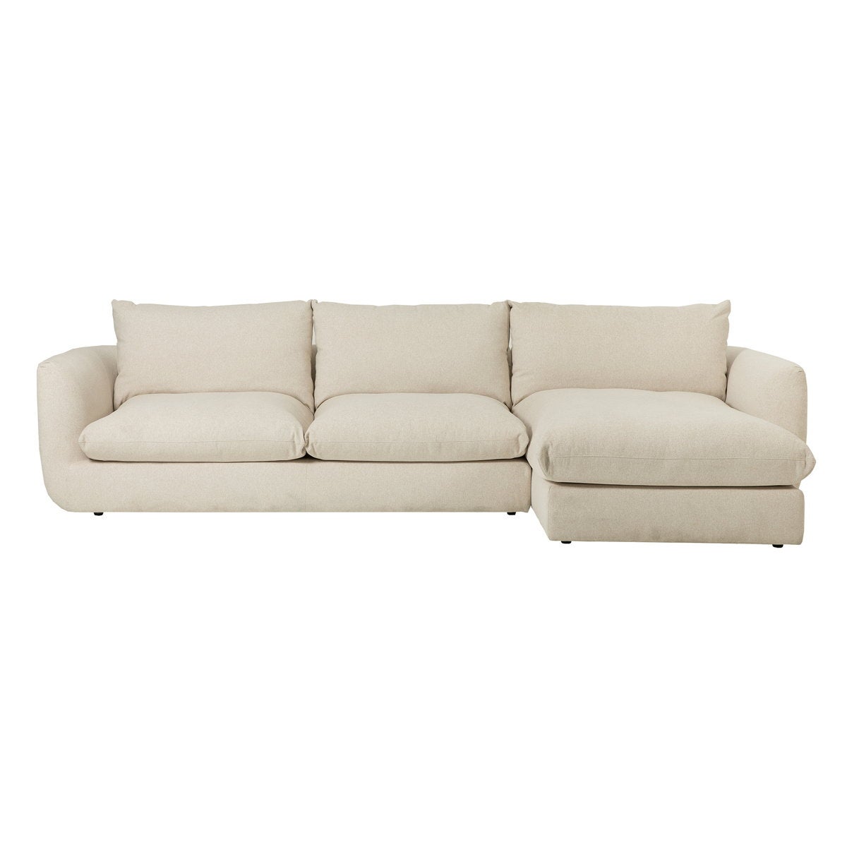 CANAPÉ D'ANGLE LELEU 2.70m X 2.57m beige clair EUR 450,00 - PicClick FR
