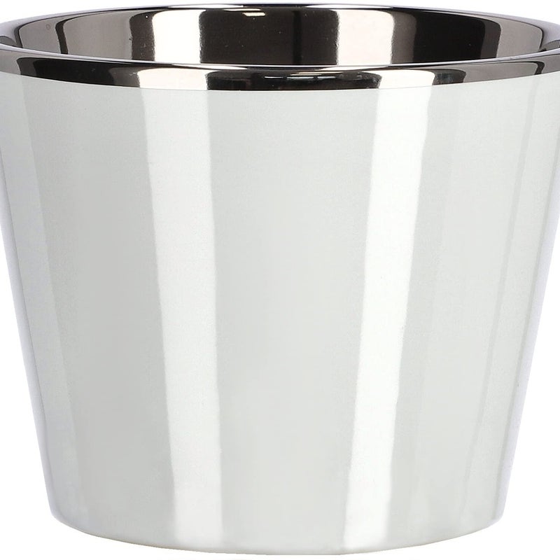 Doniczka donica osłonka fi 11 ceramika szkliwiona - KOTARBAU