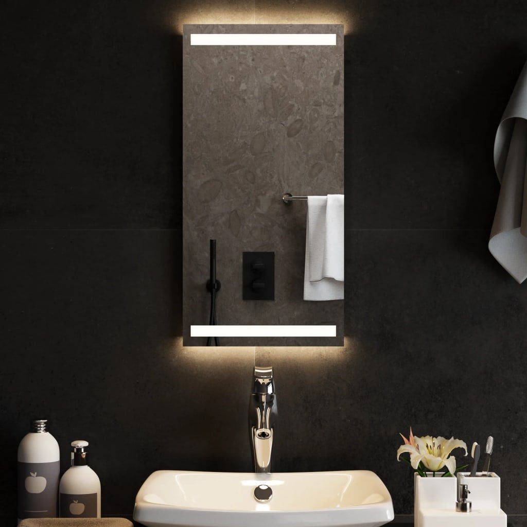 Lustro łazienkowe z LED, 30x60 cm