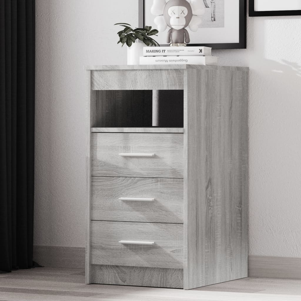 Torana  Cajonera De Madera Contrachapada 40X50x76 Cm Gris , Leroy Merlin