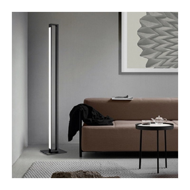 Lampa podłogowa LED Perenz 27W 2495LM z regulacją kąta nachylenia, wysokość 161 cm, CCT, kolor czarny, 6633 NCT