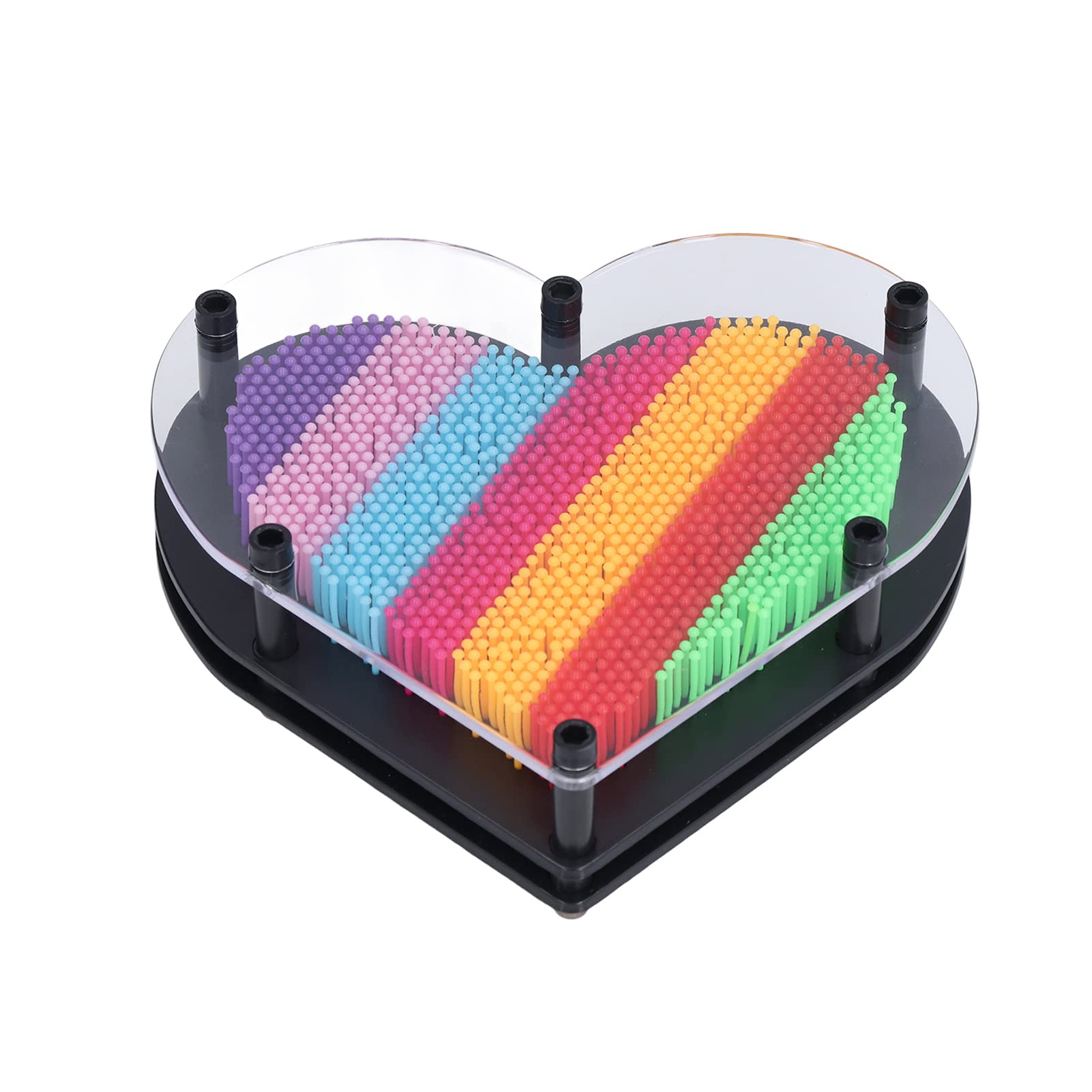 SOKA Support à Gâteau Magnétique En Bois En Forme De Cœur Pour Goût