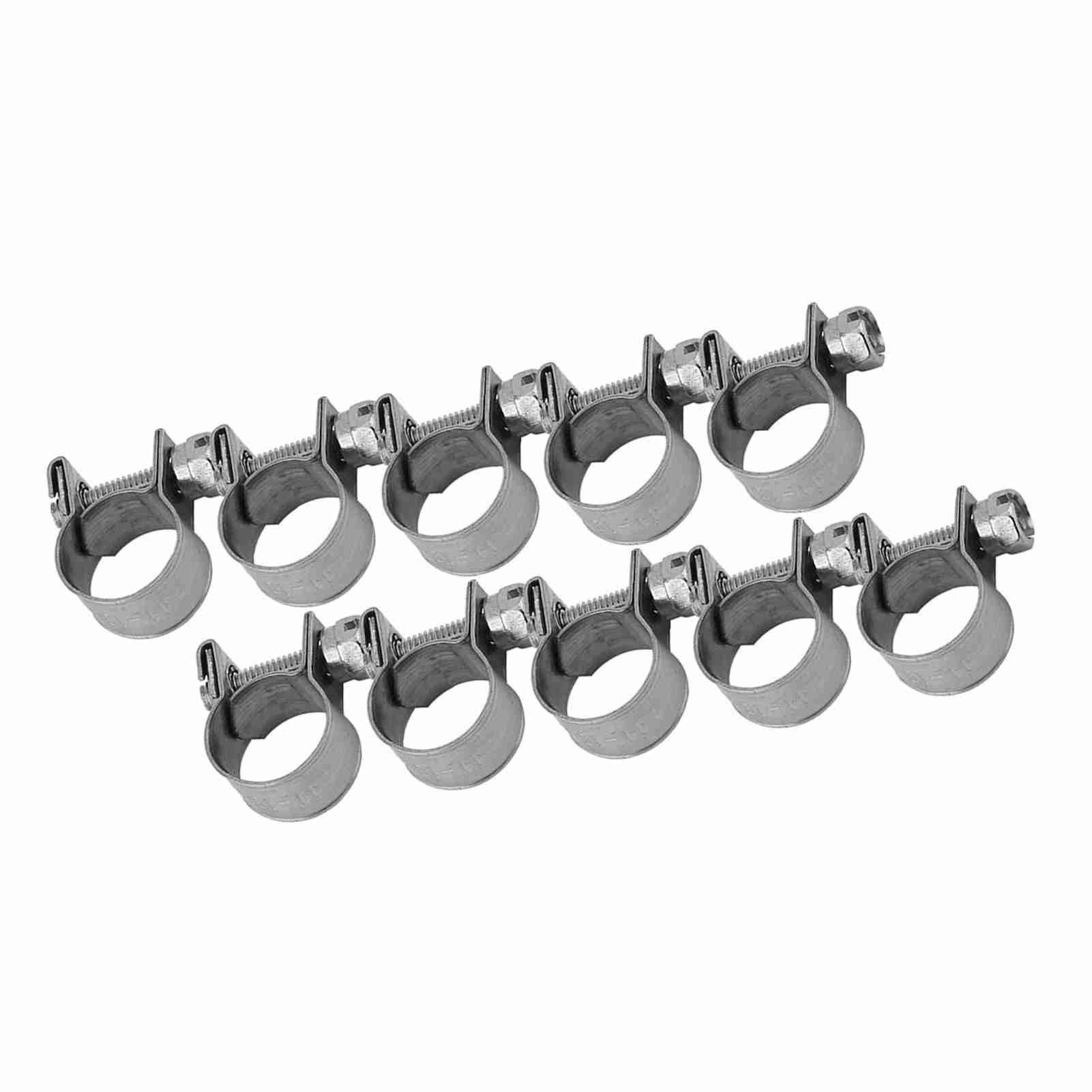 10 Pcs Clip à Ressort Tuyau 6mm-20mm Optionnel Serre-joints à Tuyaux Clip De Serrage De Tuyau