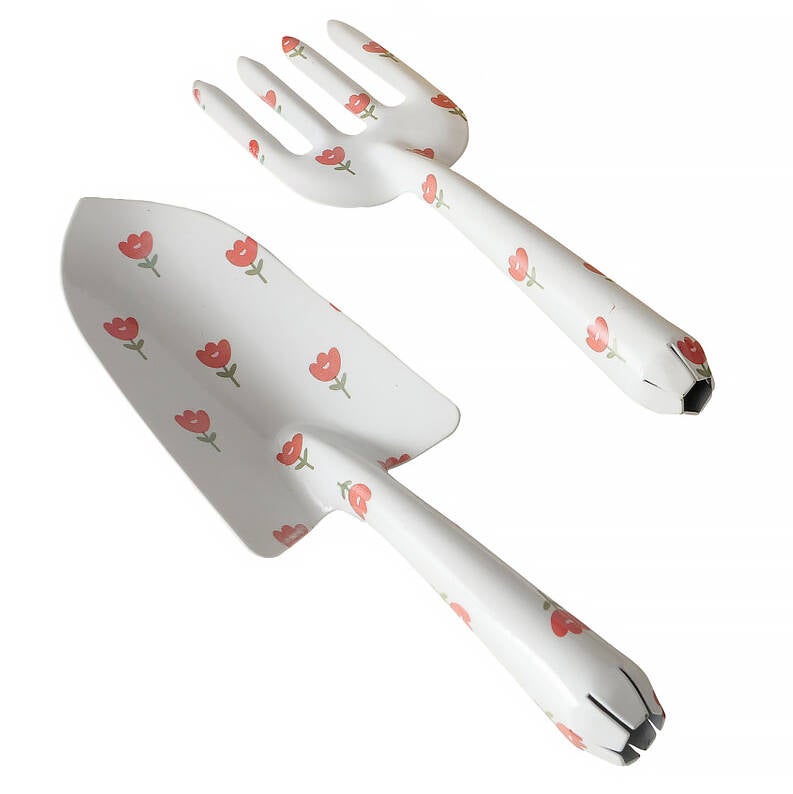 Outils de jardin LILLY : mini-pelle et mini-fourche à fleurs, ensemble ...