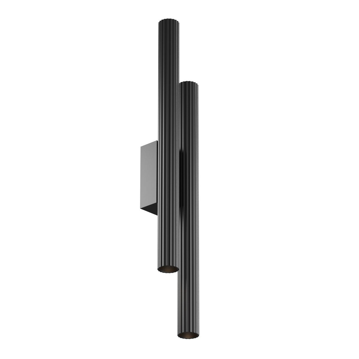 Kinkiet LED karbowane tuby CALIPSO czarny 24W ciepła 1620lm aluminium wym:49x7,5x8cm IP20 Maytoni
