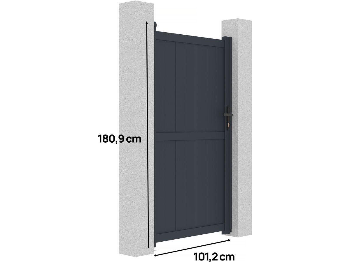Portillon aluminium 