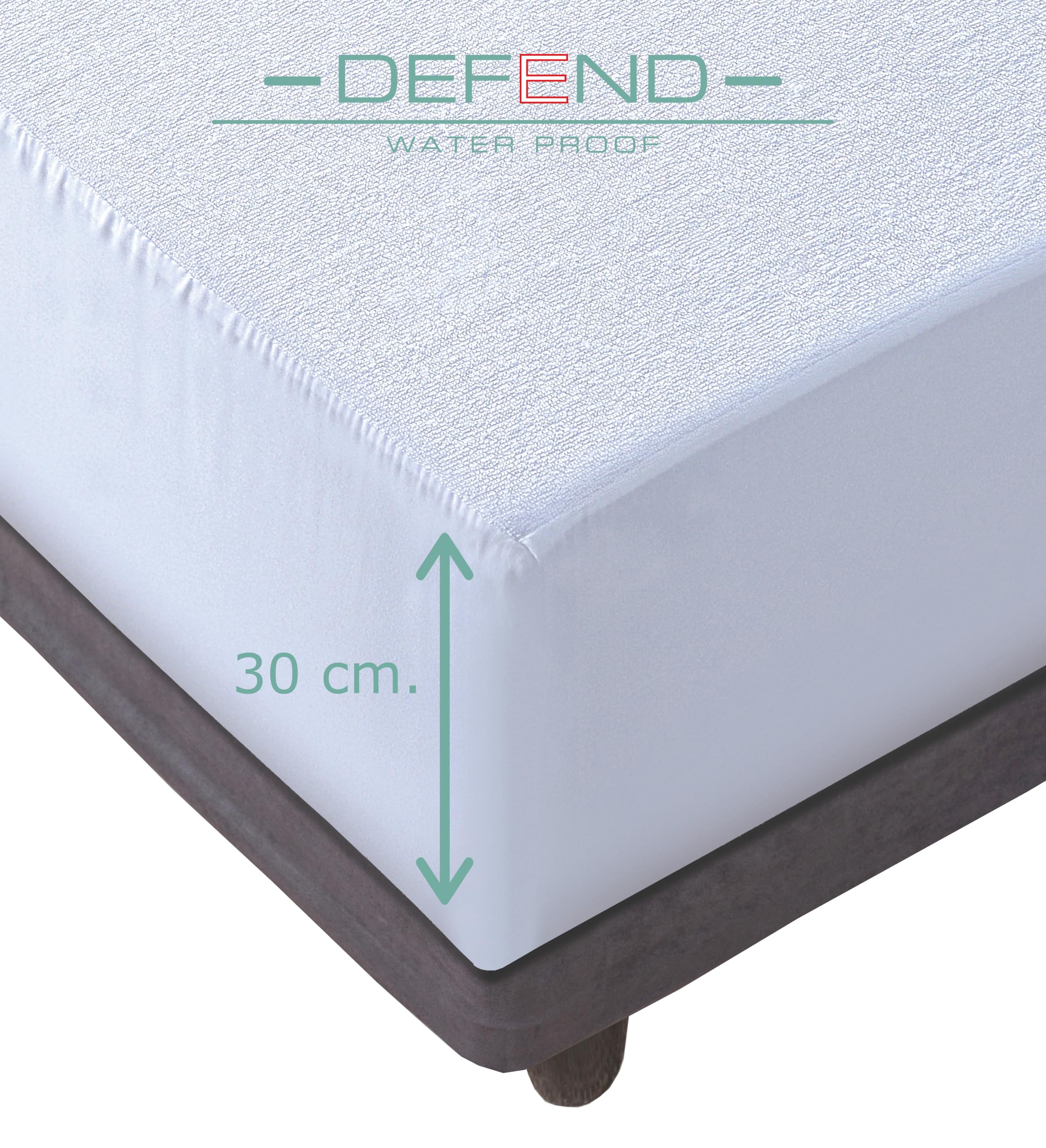 Coprimaterasso Impermeabile Matrimoniale 160x190cm - Cerata Antiacaro E Ipoallergenica - Foto 6