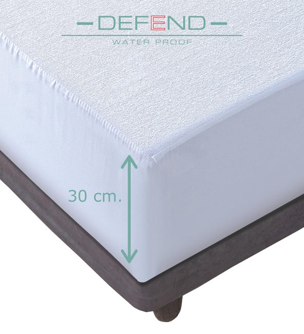 Coprimaterasso Impermeabile Matrimoniale 160x190cm - Cerata Antiacaro E Ipoallergenica - Foto 6