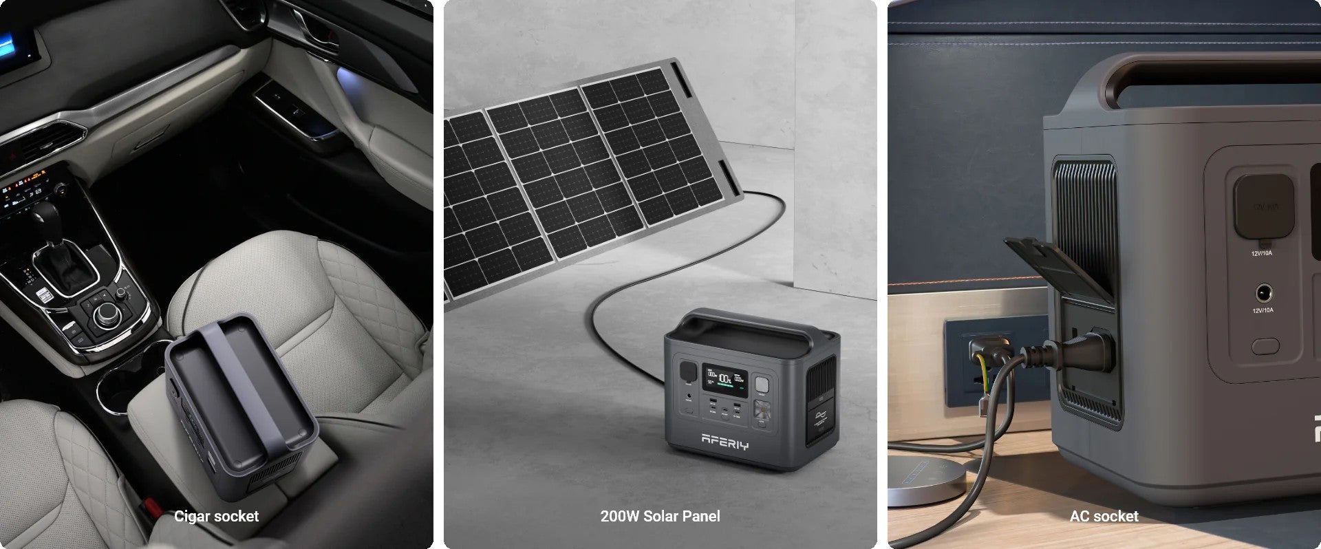 Station d’énergie portable AFERIY P210 – 2400W 2048Wh – Générateur solaire haute capacité pour camping, extérieur, urgence - 8