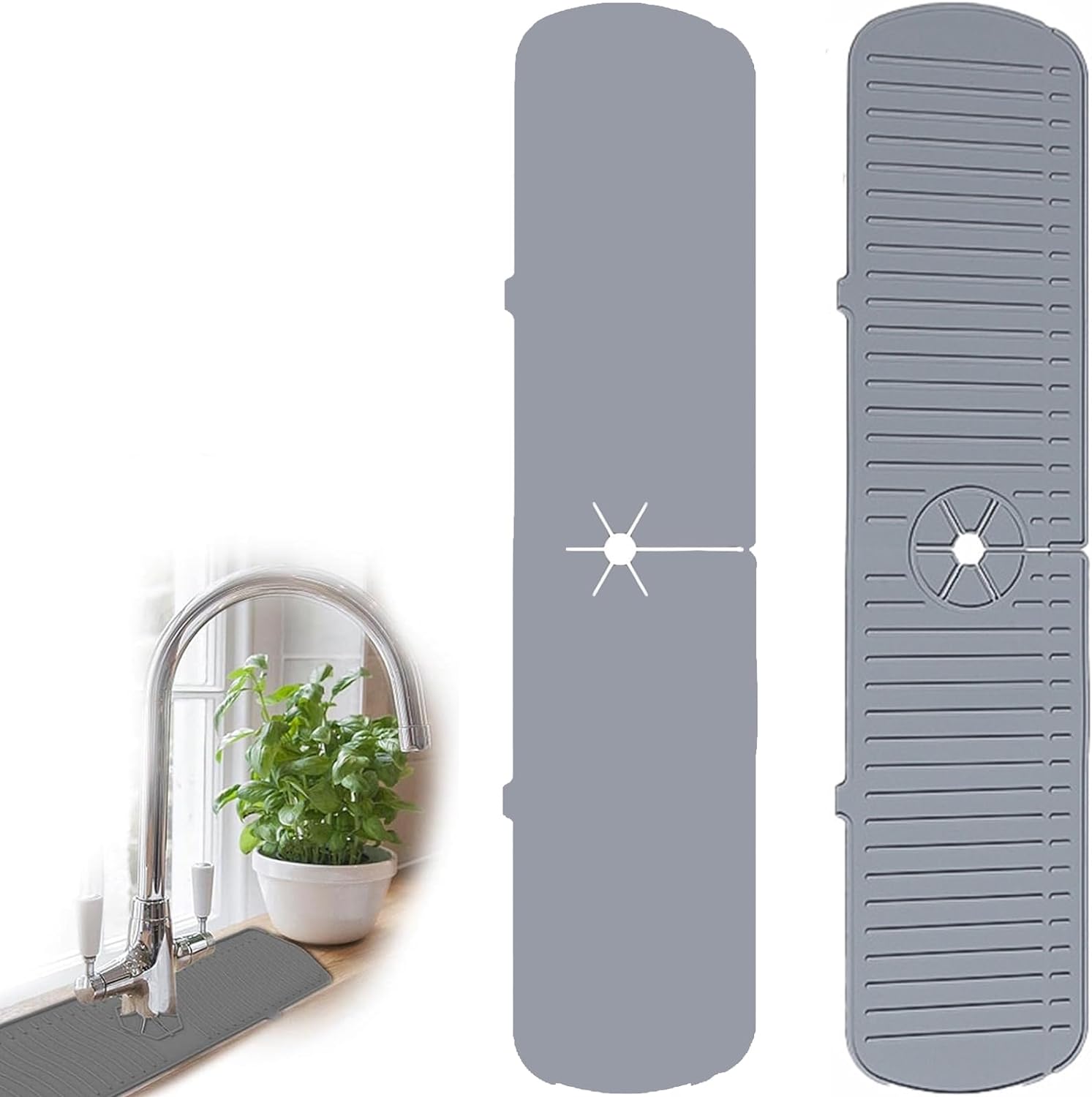 TOLIDA Tapis Absorbant Diatomite Robinet Protecteur éclaboussures