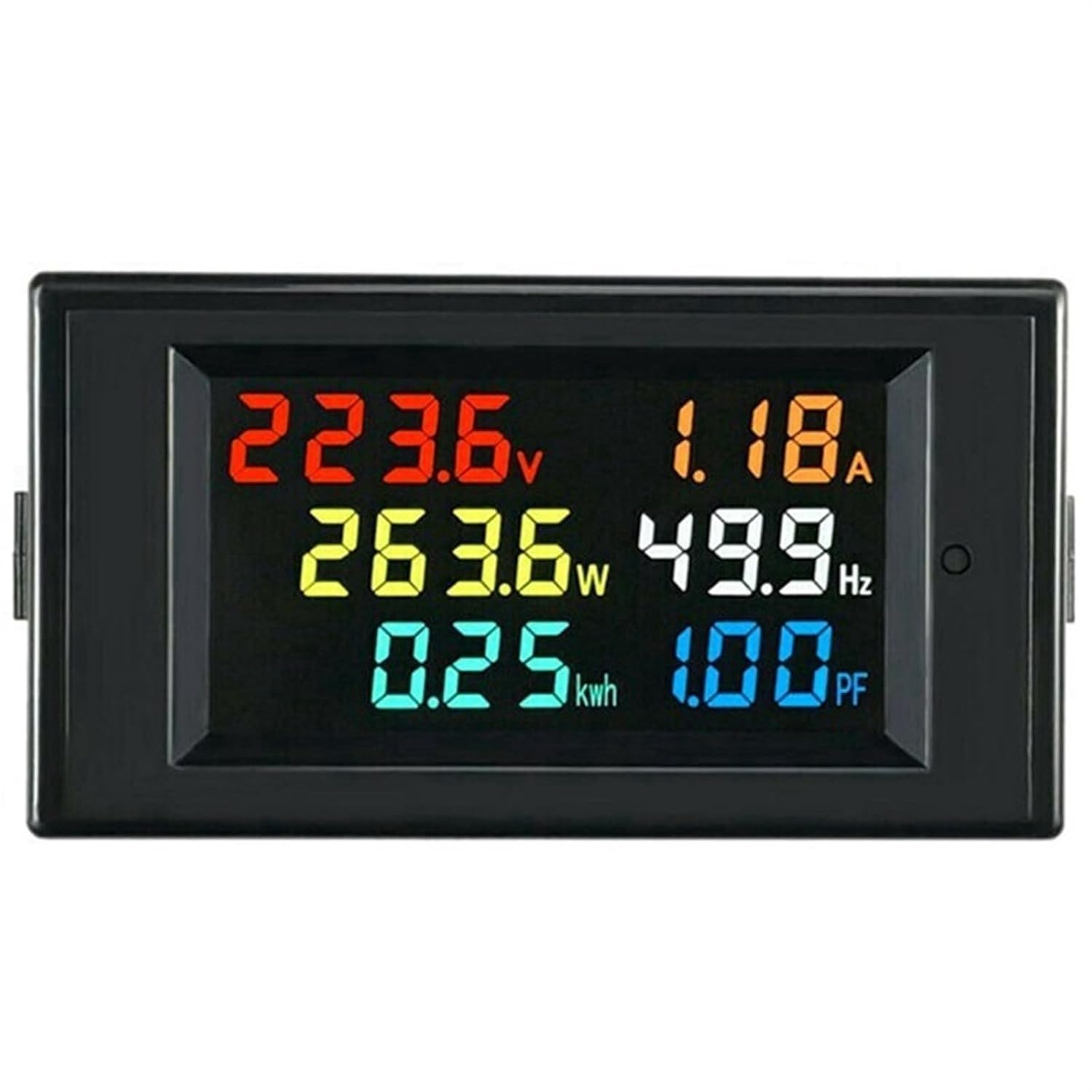 1 sztuka D69-2058 miernik napięcia i prądu, współczynnik częstotliwości, wielofunkcyjny monitor mocy (rozmiar: AC40-300V)