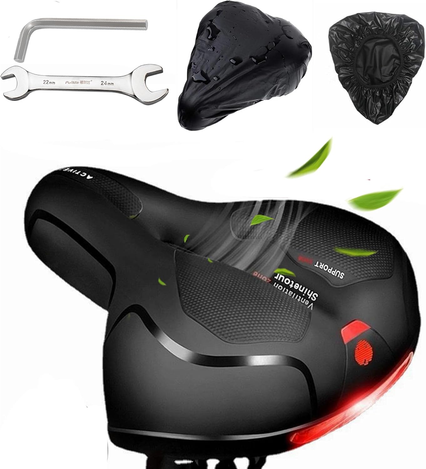 Selle de vélo Creuse Respirante Route ou VTT pour Homme et Femme