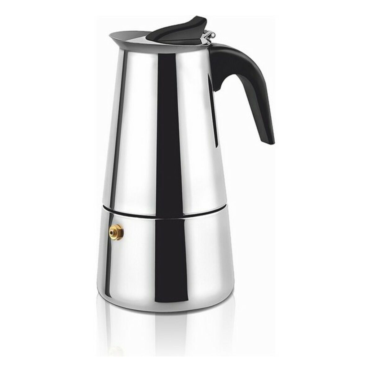 Haeger Cafetera Italiana Ss Moka Pot 6 Tazas Inox - Imagen 4
