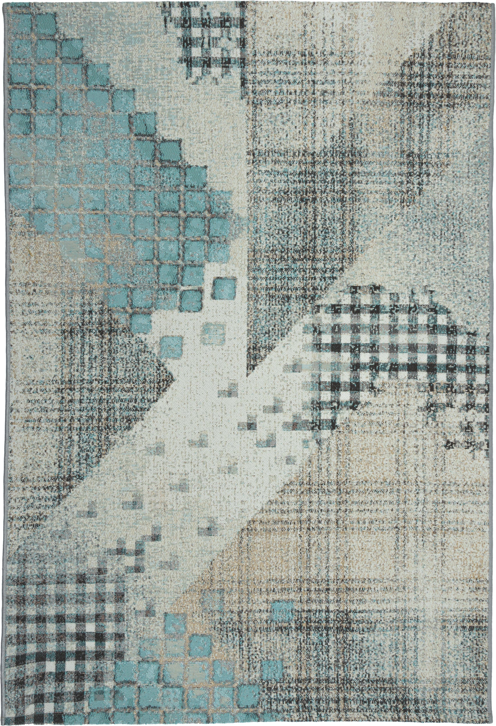 Dywan Multidecor Dara 120 x 170 cm patchwork turkus 1 szt.