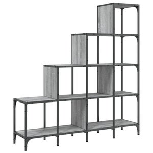 Libreria A 3 Ripiani HOMCOM Con Ruote – Scaffale Metallico Bianco, Mobile E Versatile Per Camera, Soggiorno O Ufficio