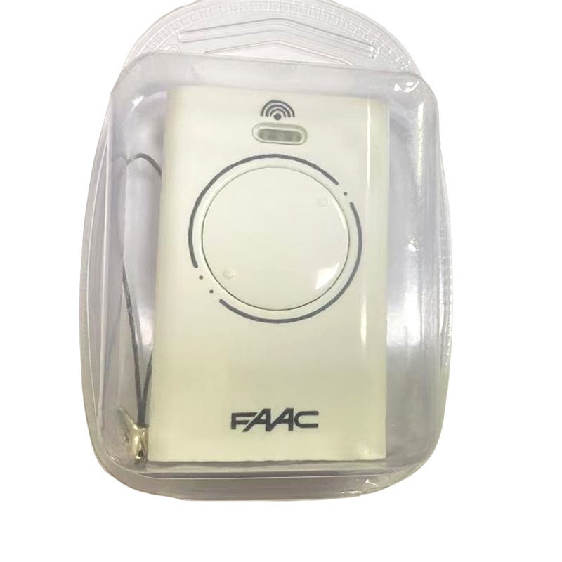 Lot de 2 télécommandes FAAC XT2 2 canaux 433 MHz Blanc Émetteur d'origine Rolling Code SLH LR - 787007 - 2