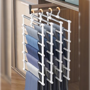 Organisateur De Vêtements Suspendu 5 Niveaux - Pour Enfant, Rangement Quotidien Ou Hebdomadaire - Tissu Oxford Imperméable, 85x30x30 Cm