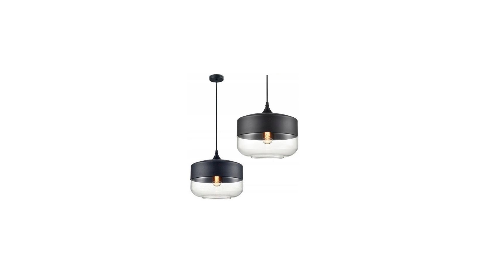 Lampa Sufitowa Wisząca Toolight App021-1Cp Zenit D Czarny