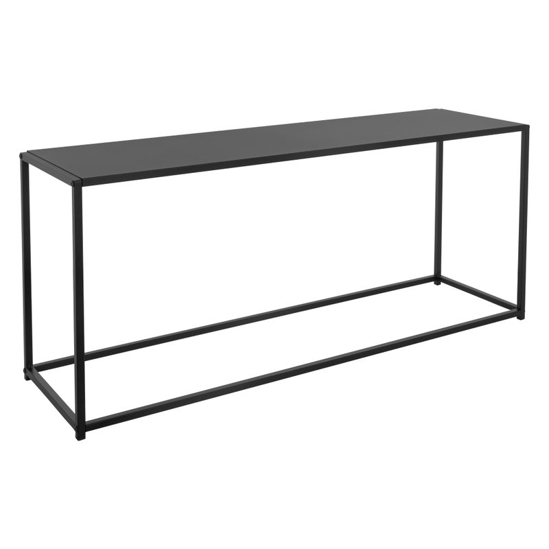 Console Table 115x32x50,5cm Side Table Hall Table Decorative Table Black Metal