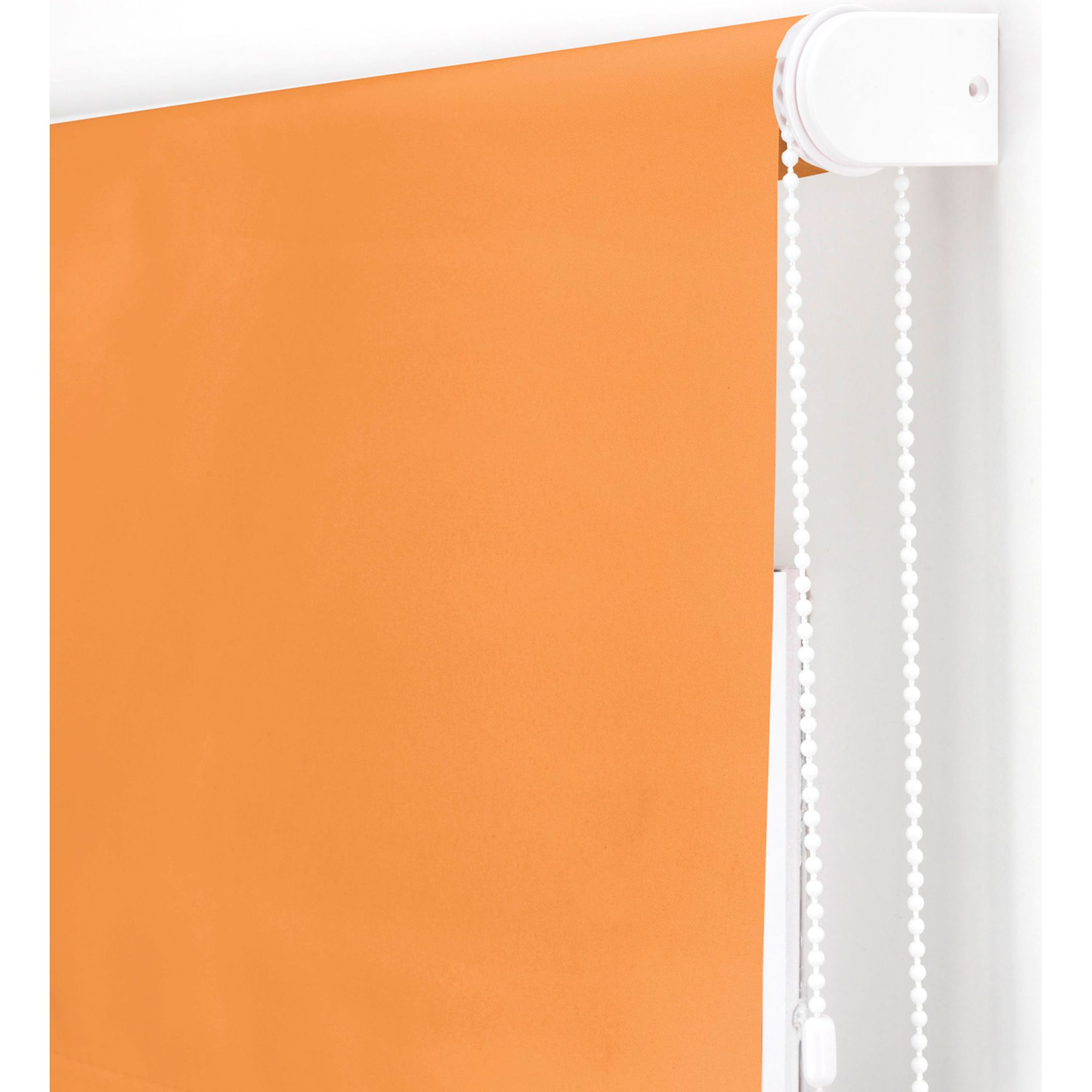 Ecommerc3 | estor enrollable opaco premium tamaño 130x220 - estor opaco tamaño tela 127x215 - estor enrollable blackout color naranja