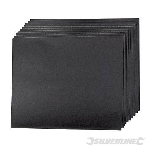 10 feuilles abrasives, ponçage sec ou humide - Grain 320 - 2