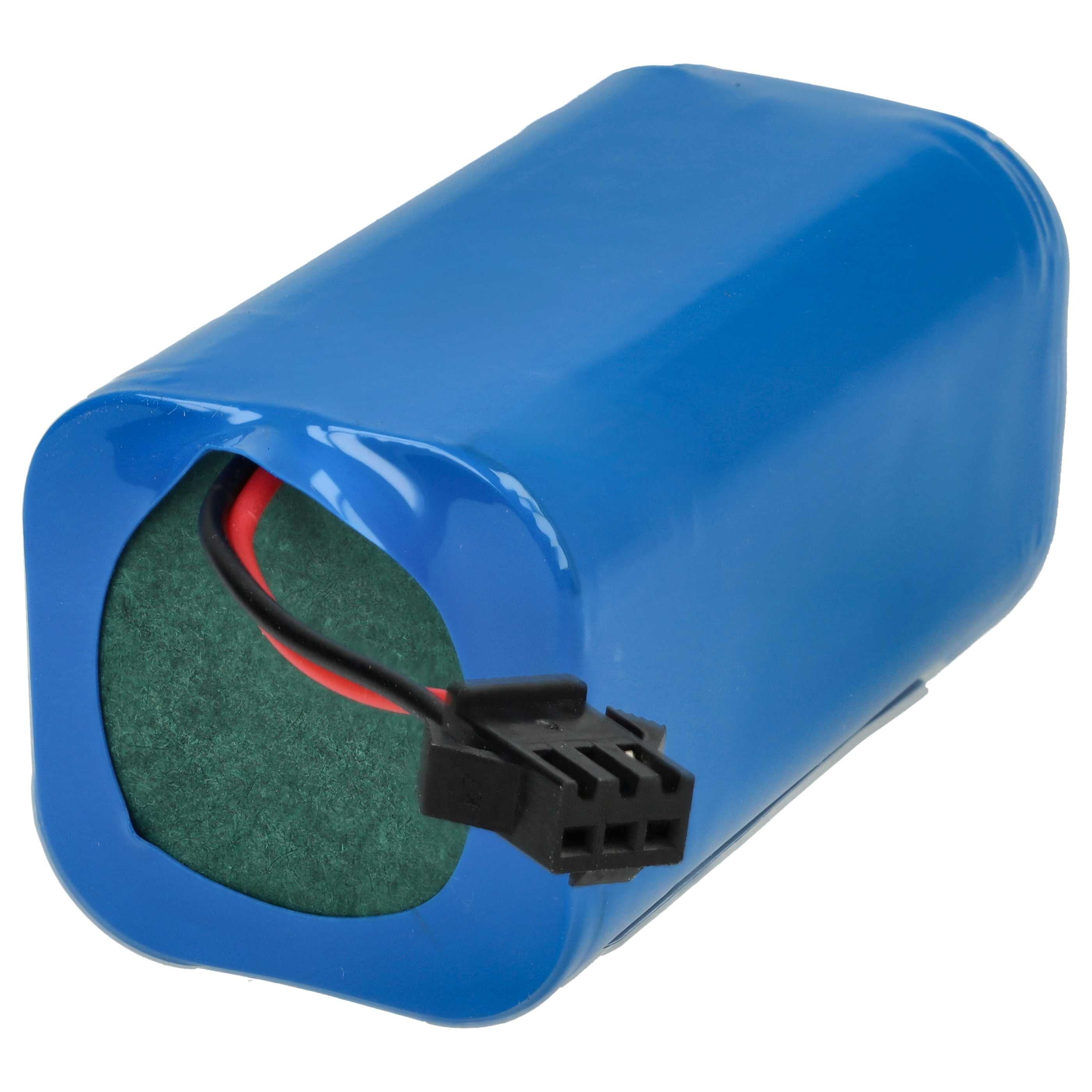 EXTENSILO Batterie remplacement pour Ecovacs BFG-WSQ, 10001866, 10002265, 10002611 pour robot électroménager, bleu (3400mAh, 14,4V, Li- - 2
