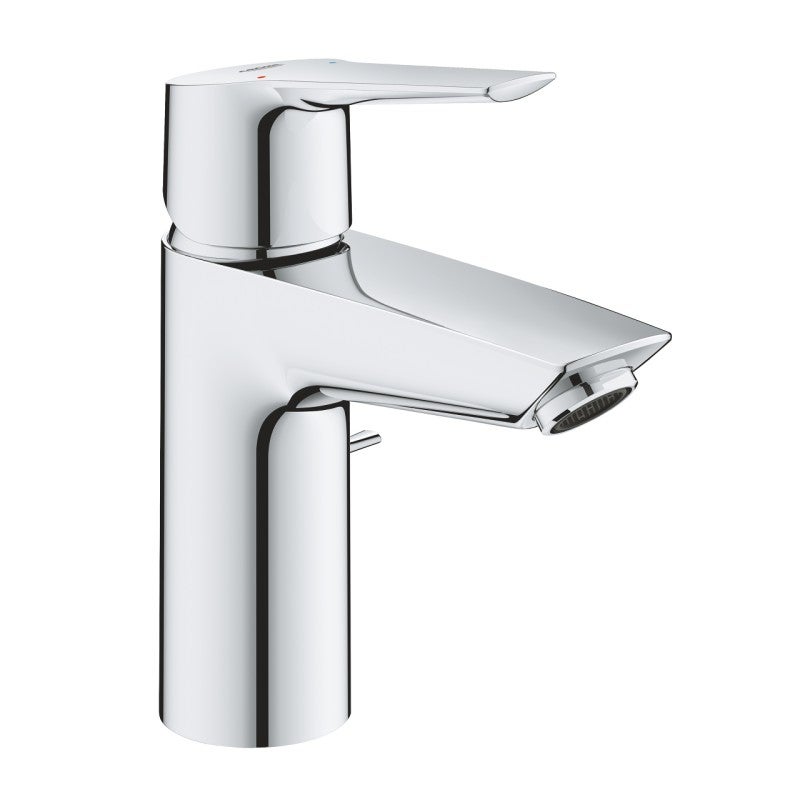 GROHE 31137002 Quickfix Start, Miscelatore Monocomando per Lavabo Taglia S, Scarico a Saltarello, SilkMove ES, Strumento di Installazione Incluso, Cro